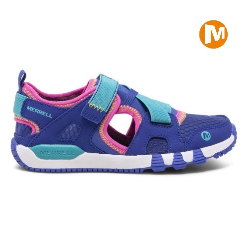 Merrell Hydro Free Roam Monarch Sandalen Kinder Blau [DE-YVBNE]